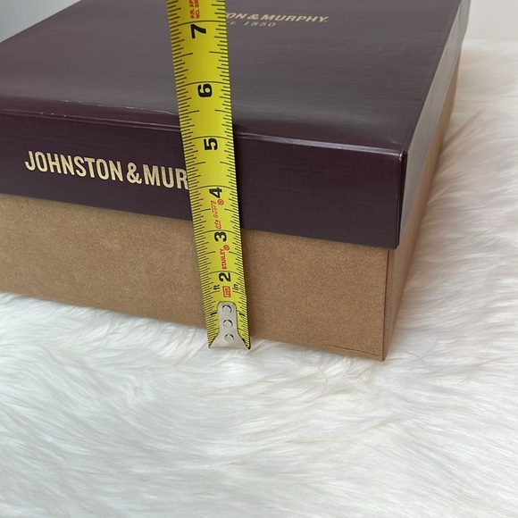 Johnston & Murphy Empty Shoe Boot Box Gift Box with Tissue Paper and Card - Picture 11 of 13